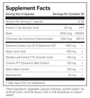 클린랩스 어드밴스 글루코스 포뮬러 120캡슐 - Kleen Labs Advanced Glucose Formula 120 cap