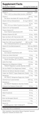 네츄럴 하트 닥터 멀티 종합 비타민 120캡슐 - Natural Heart Doctor Multi Vitamin 120 cap