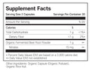 닥터머콜라 유기농 발효 비트 60캡슐 - Dr.Mercola Organic Fermented Beets 60 cap