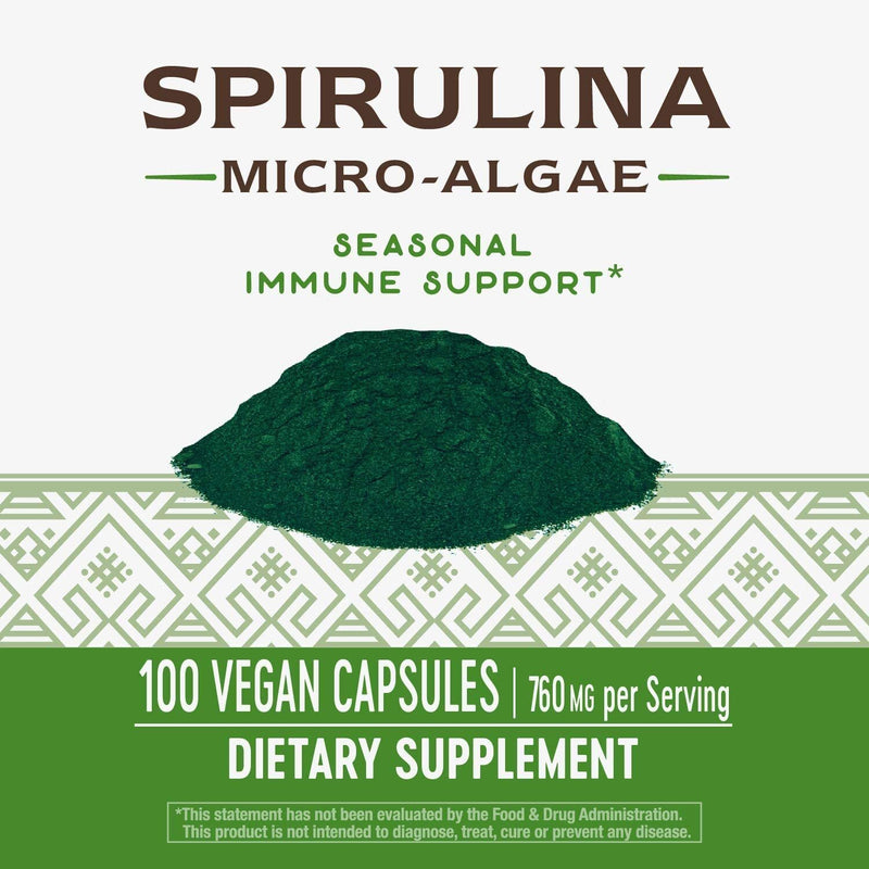 네이쳐웨이 스피룰리나 100캡슐 - Nature's Way Spirulina 100 vegan cap