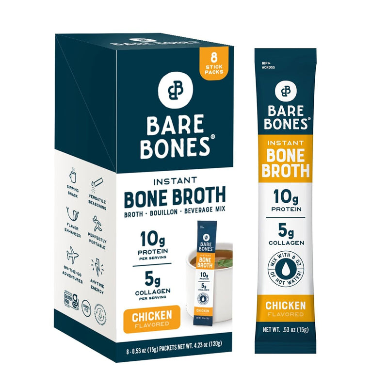 배어 본스 본 브로스 믹스 치킨 8개입 - Bare Bones Bone Broth Chicken 8 packets