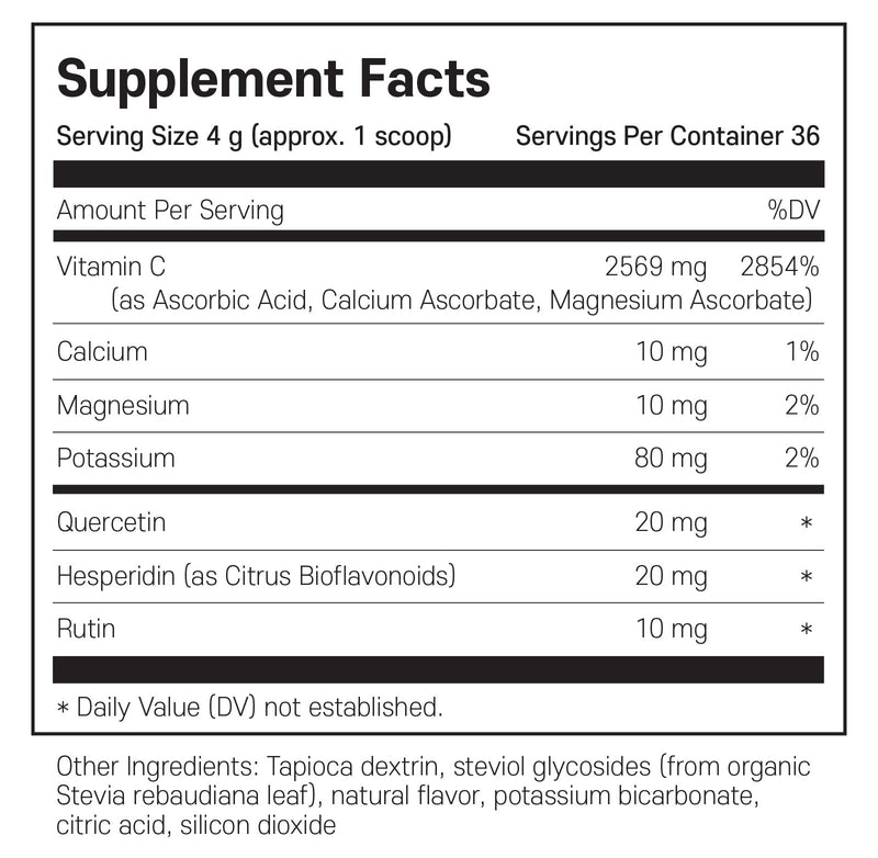 필로소피 중화 비타민 C 파우더 플러스 5oz - Philosophy Nutrition Buffered Vitamin C Powder Plus 5oz