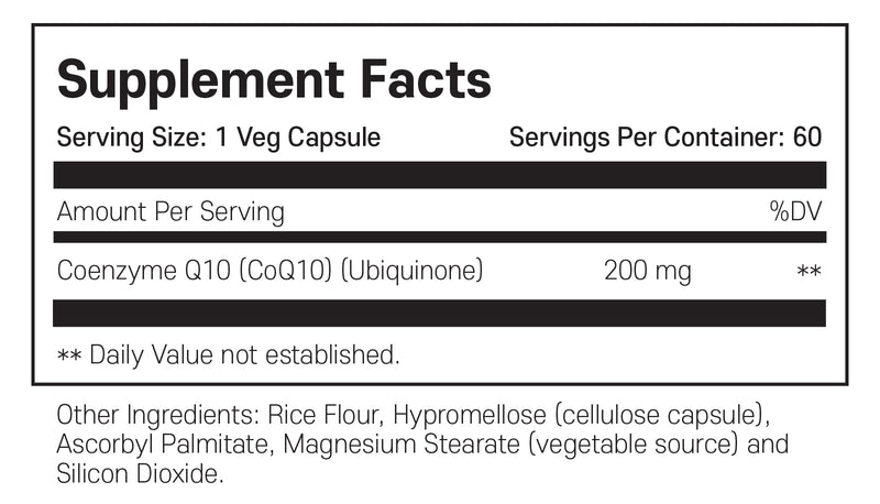 나우푸드 코큐텐 200mg 60캡슐 - NOW Foods CoQ10 200mg 60 cap
