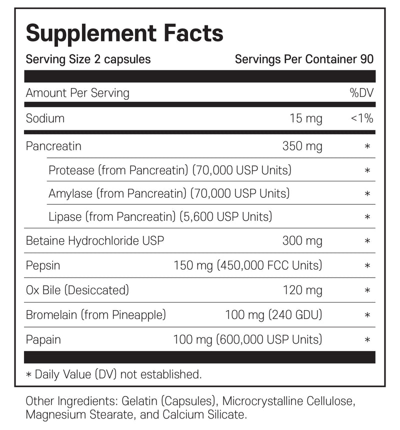 필로소피 소화효소 콤플리트 180캡슐 - Philosophy Nutrition Complete Enzyme 180 cap