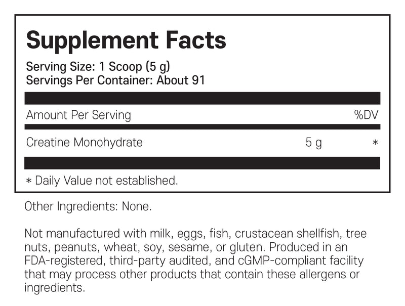 캘리포니아 골드 뉴트리션 스포츠 크레아틴 무맛 454g - California Gold Nutrition Sport Creatine Monohydrate Unflavored 454g