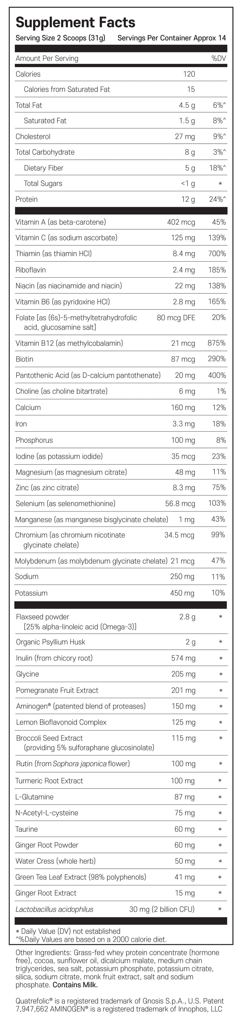 네츄럴 하트 닥터 목초사육 유청단백질 초콜릿맛 434g - Natural Heart Doctor Daily Defense Chocolate 434g