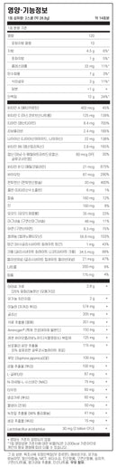 네츄럴 하트 닥터 목초사육 유청단백질 바닐라맛 403.2g - Natural Heart Doctor Daily Defense Vanilla 403.2g