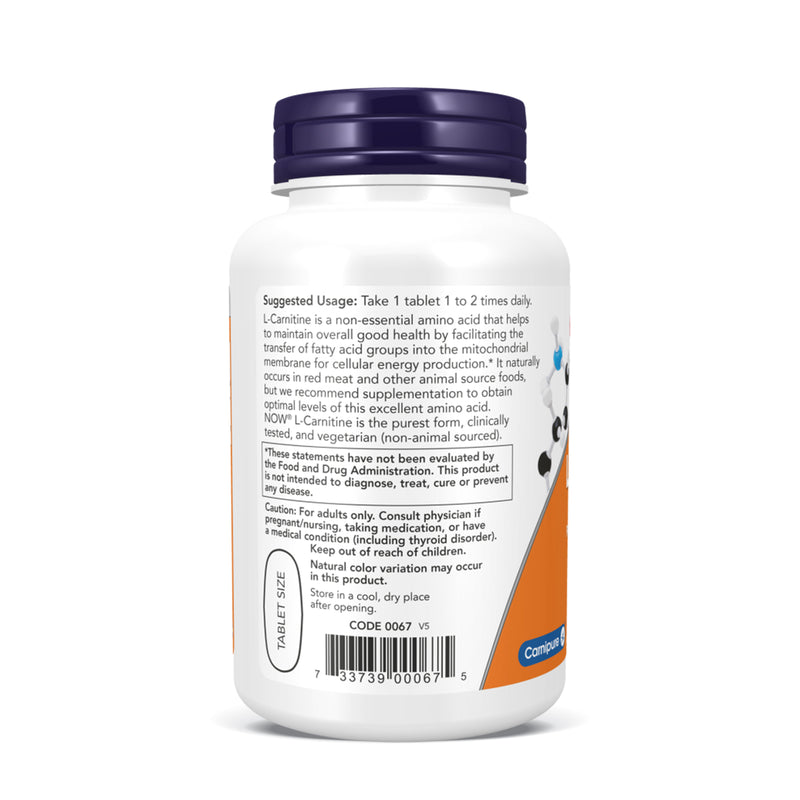 나우푸드 L 카르니틴 50정 - NOW Foods L Carnitine 50 tab