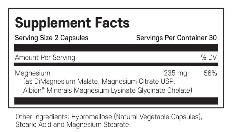필로소피 복합 마그네슘 60캡슐 - Philosophy Nutrition Magnesium complex 60 cap