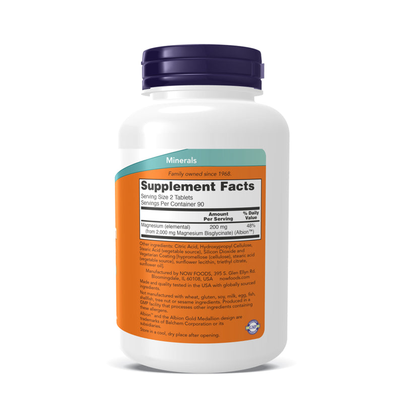 나우푸드 마그네슘 글리시네이트 180정 - NOW Foods Magnesium Glycinate 180 tab
