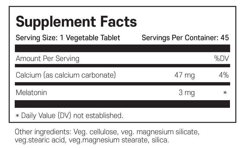 필로소피 멜라토닌 3mg 즉각반응 45정 - Philosophy Nutrition Melatonin 3mg Fast Acting 45 tab