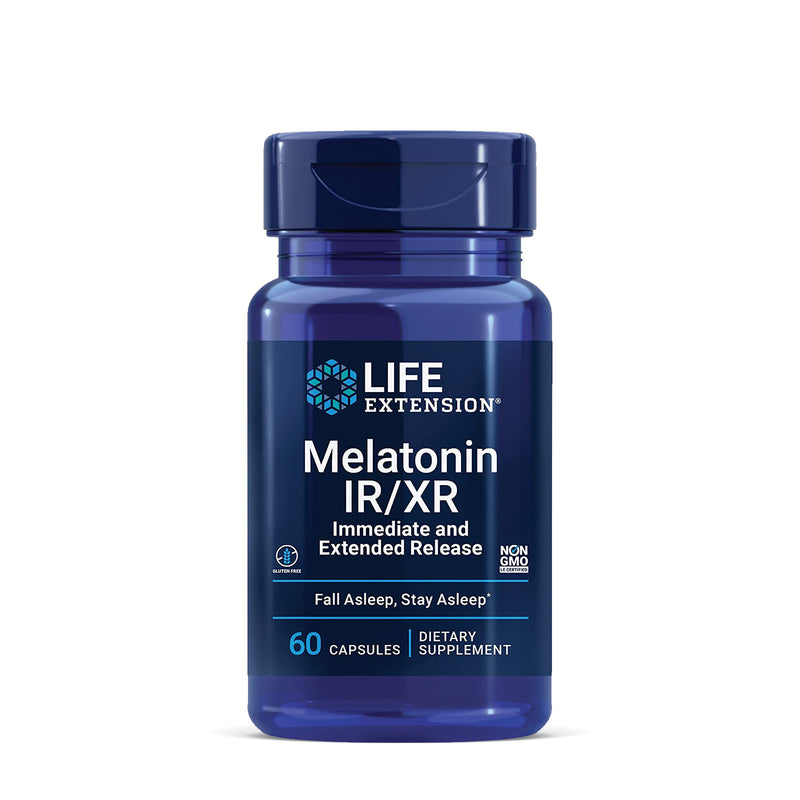 라이프익스텐션 멜라토닌 IR/XR 60캡슐 - Life Extension Melatonin IR/XR 60 cap