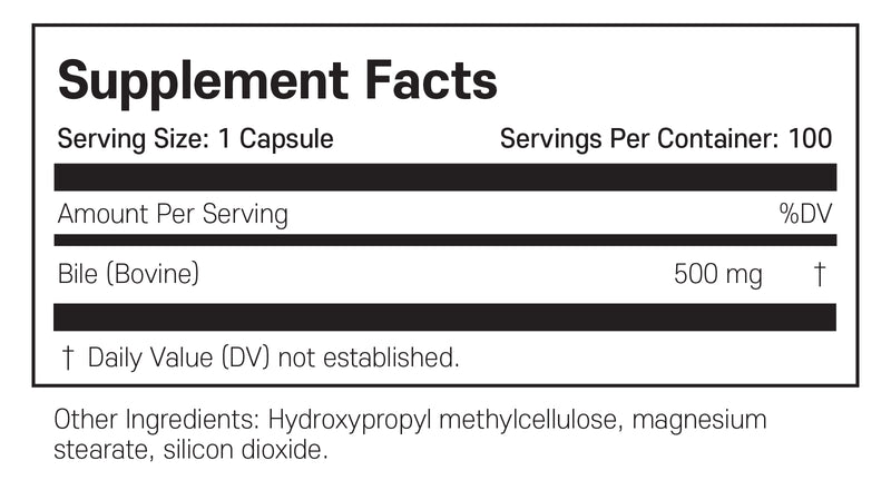 ARG 소담즙 500mg 100캡슐 - ARG Ox Bile 500mg 100 cap