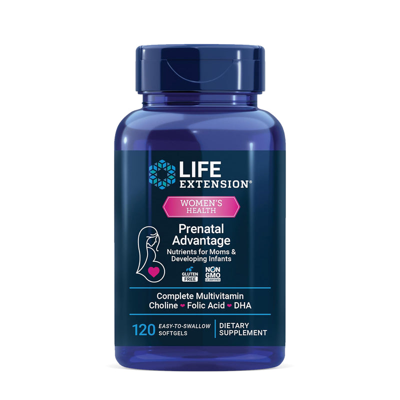 라이프익스텐션 프리네이털 어드밴티지 임산부 종합영양제 120정 - Life Extension Prenatal Advantage 120 easy-to-swallow softgel