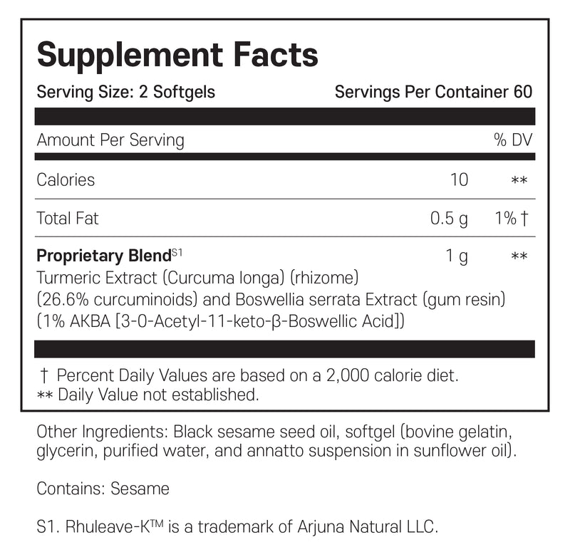 자이모겐 SynovX® 릴리프 120소프트젤 - Xymogen SynovX® Relief 120 softgel