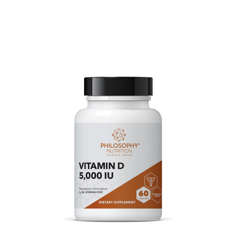 필로소피 비타민 D 5000 IU 60캡슐 - Philosophy Nutrition Vitamin D 5000 IU 60 cap