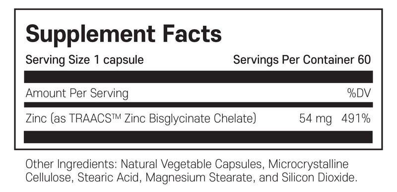 필로소피 아연 비스글리시네이트 60캡슐 - Philosophy Nutrition Zinc Bisglycinate 60 cap