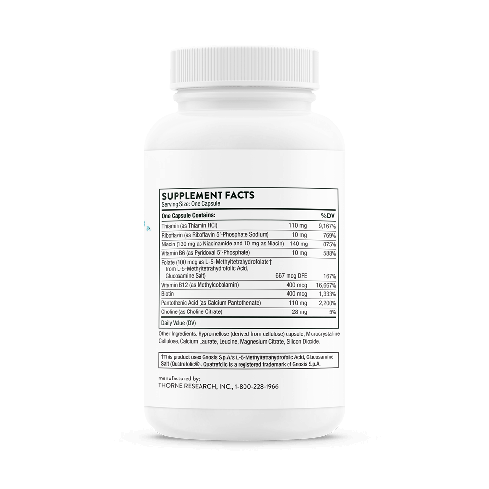 B 60 Thorne Basic B Complex 60 Cap b 60 thorne basic b complex 60 cap