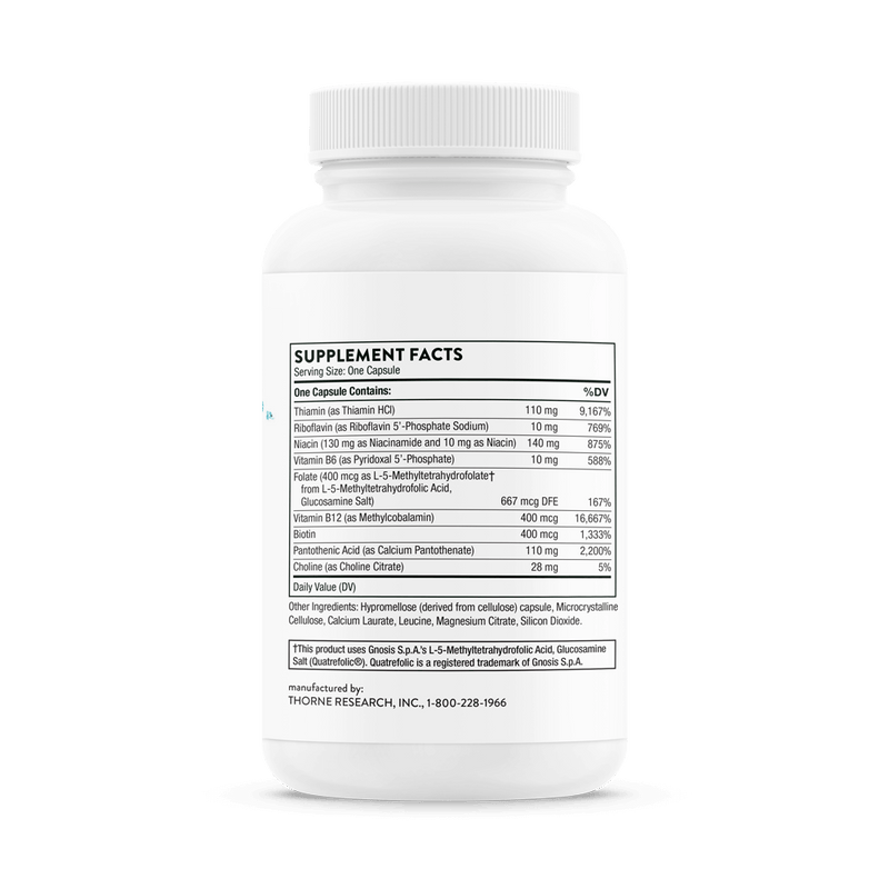 B 60 Thorne Basic B Complex 60 Cap b 60 thorne basic b complex 60 cap