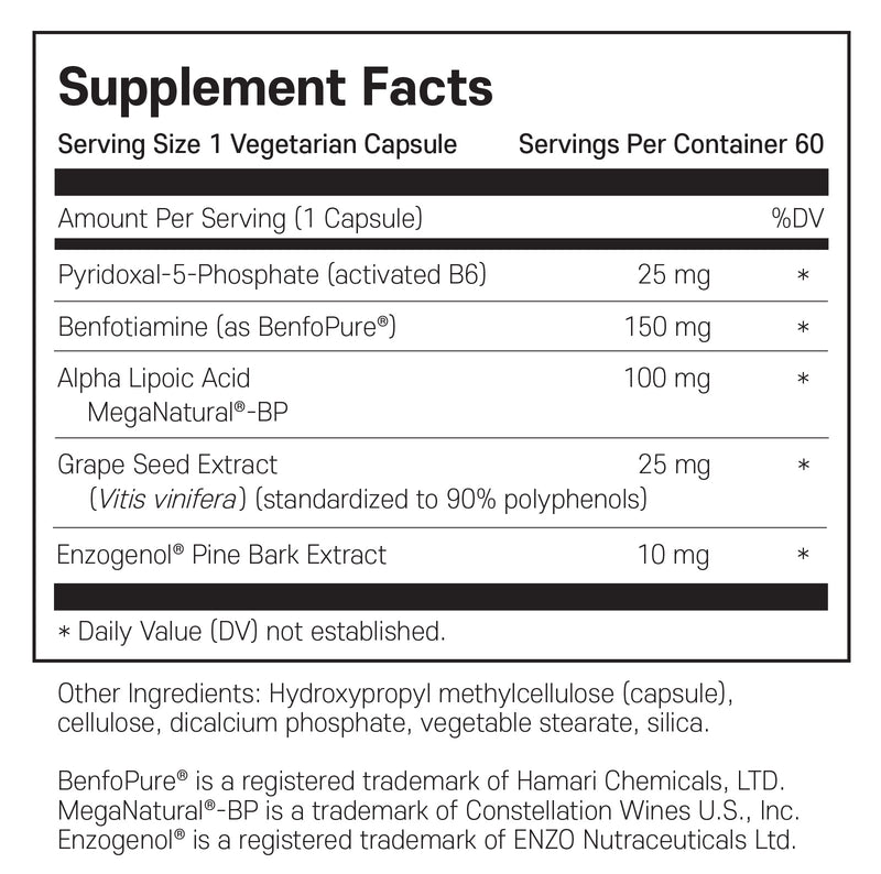 필로소피 벤포티아민 플러스 60캡슐 - Philosophy Nutrition Benfotiamine Plus 60 cap