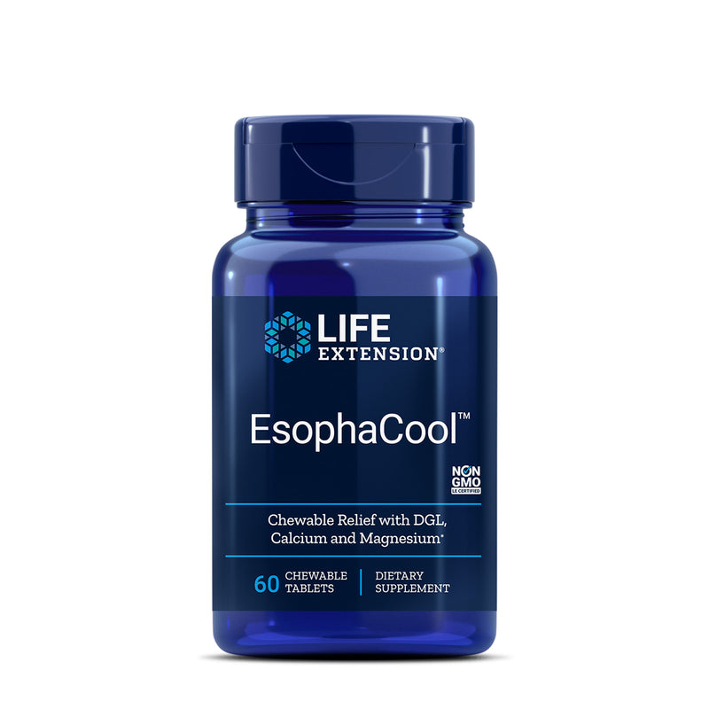 라이프익스텐션 역류성식도염 쿨 60정 - Life Extension EsophaCool 60 Chewable tab
