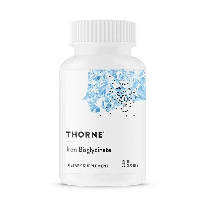 쏜리서치 철분 비스글리시네이트 60캡슐 - Thorne Iron Bisglycinate 60 Cap