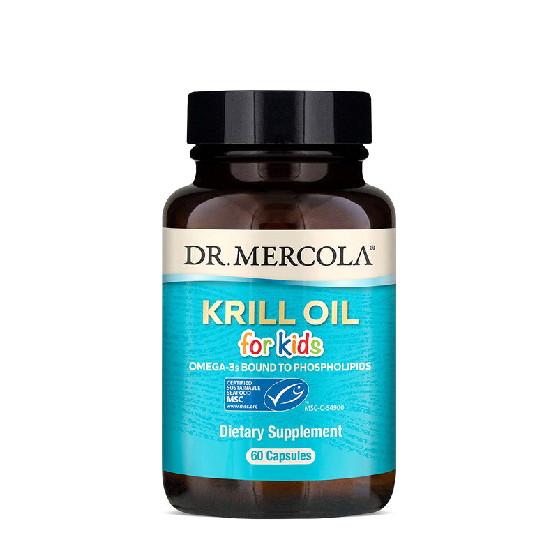 닥터머콜라 어린이 크릴 오일 오메가 3 60캡슐 - Dr.Mercola Krill Oil for Kids 60 cap