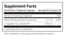 필로소피 L 트립토판 1000mg 60캡슐 - Philosophy Nutrition L Tryptophan 1000mg 60 cap