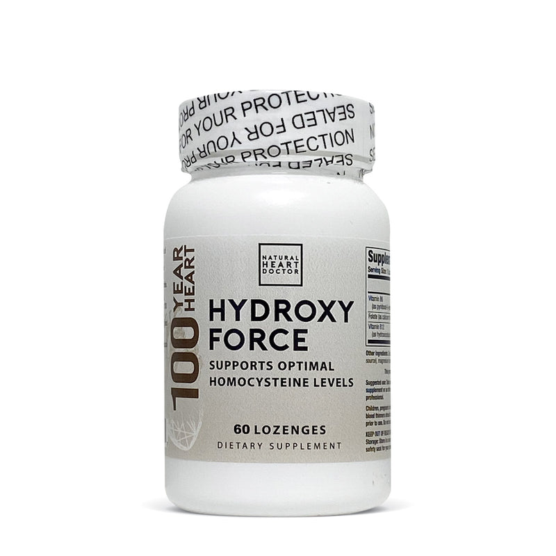 네츄럴 하트 닥터 엽산 보충제 하이드록시 포스 비타민 B6 B12 60정 - Natural Heart Doctor Hydroxy Force 60 lozenges
