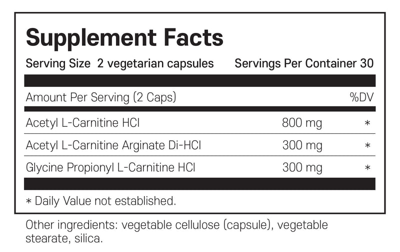 라이프익스텐션 최적화 활성형 L 카르니틴 60캡슐 - Life Extension Optimized Carnitine 60 vegetarian cap