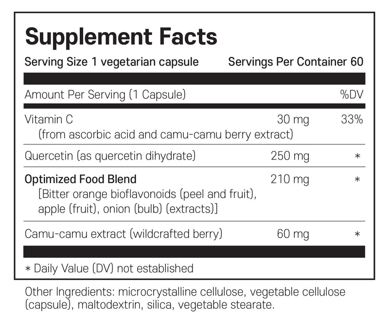 라이프익스텐션 최적화 활성형 케르세틴 60캡슐 - Life Extension Optimized Quercetin 60 Vegetarian Cap