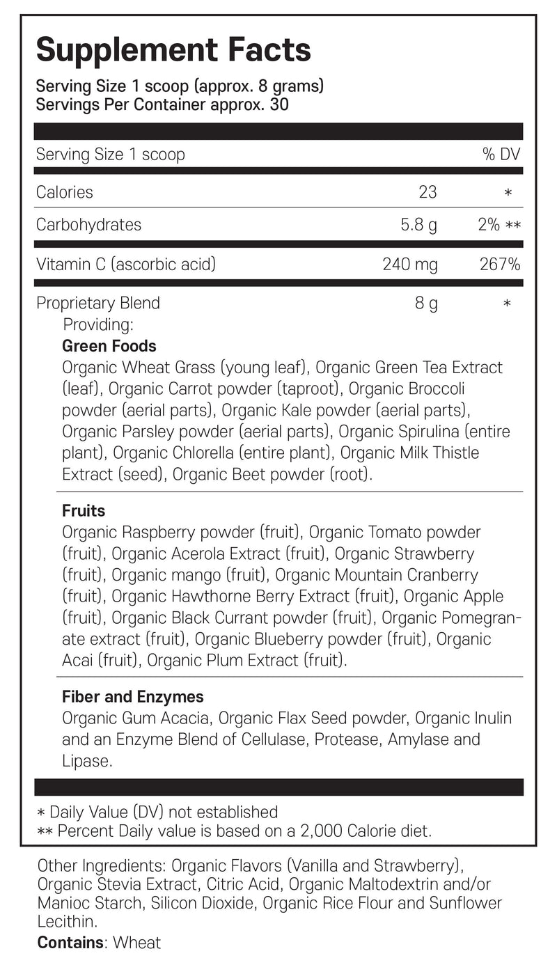 필로소피 유기농 수퍼 그린 & 레드 파우더 240g - Philosophy Nutrition Organic Super Greens & Reds Powder 240g