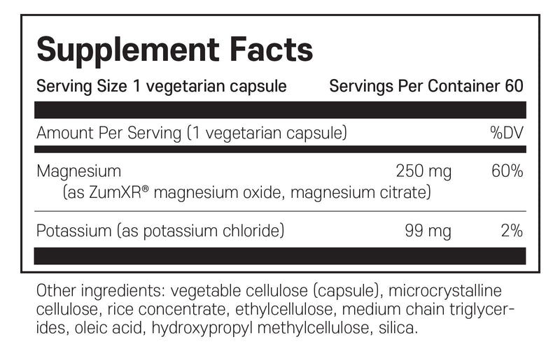 라이프익스텐션 칼륨 마그네슘 60캡슐 - Life Extension Potassium with Extend Release Magnesium 60 cap