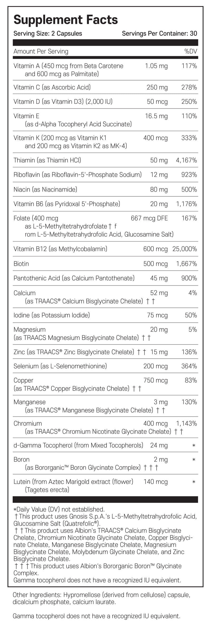 2 Day 60 Thorne Basic Nutrients 2 Day 60 Cap 2 day 60 thorne basic nutrients 2 day 60 cap