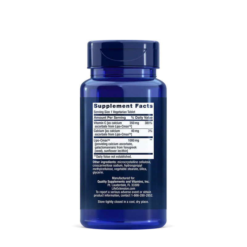 라이프익스텐션 비타민 C 리포소말 하이드로겔 포뮬러 60정 - Life Extension Vitamin C 24h Liposomal Hydrogel™ Formula 60 tab