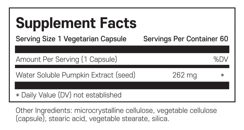 라이프익스텐션 수용성 호박씨 추출물 60캡슐 - Life Extension Water-Soluble Pumpkin Seed Extract 60 cap